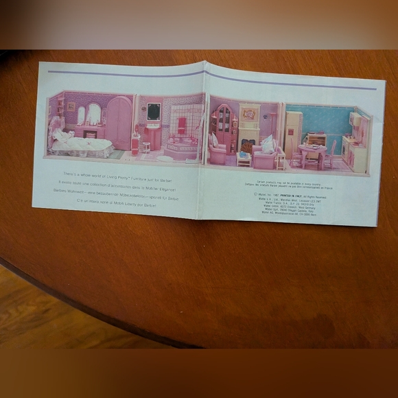 Vintage Barbie Living Pretty Furniture Catalog/Manual, Mattel 1987 - Picture 2 of 11